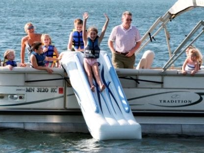 Rave Pontoon Boat Slide