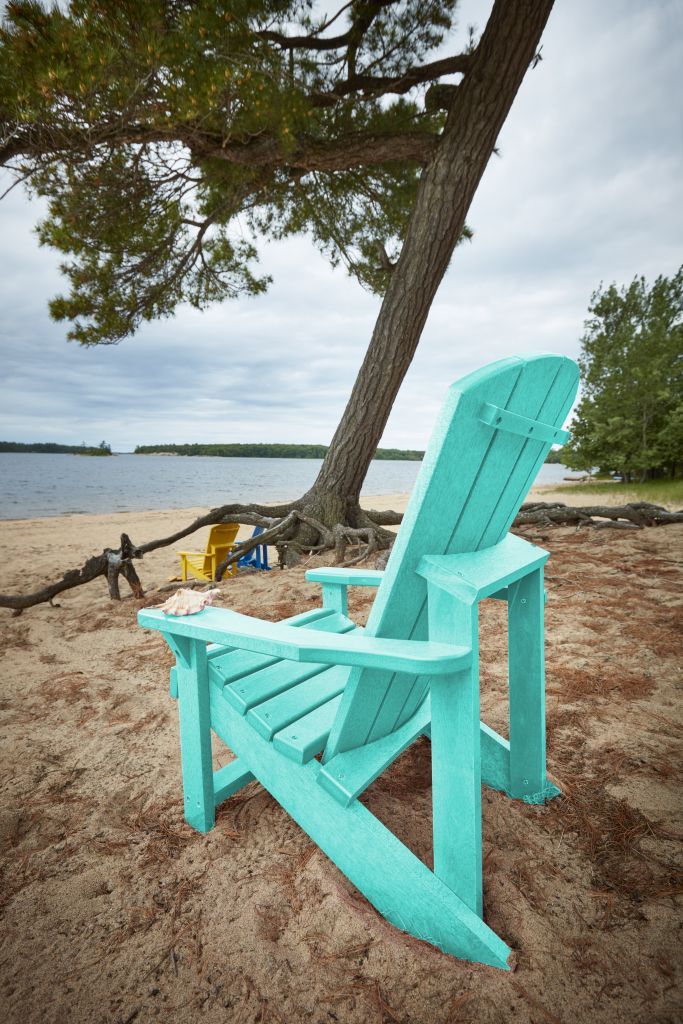 Kids Adirondack Chair by C.R. Plastics - 100% Recycled plastic furniture made in Canada